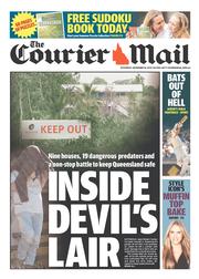 Courier Mail (Australia) Newspaper Front Page for 14 December 2013