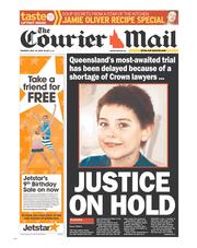 Courier Mail (Australia) Newspaper Front Page for 14 May 2013