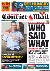Courier Mail (Australia) Newspaper Front Page for 14 June 2013