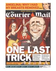 Courier Mail (Australia) Newspaper Front Page for 15 May 2013