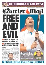 Courier Mail (Australia) Newspaper Front Page for 16 January 2014