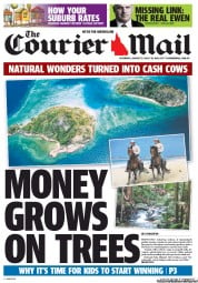 Courier Mail (Australia) Newspaper Front Page for 17 August 2013