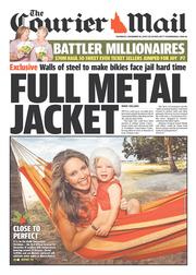Courier Mail (Australia) Newspaper Front Page for 19 December 2013
