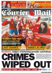 Courier Mail (Australia) Newspaper Front Page for 20 June 2013