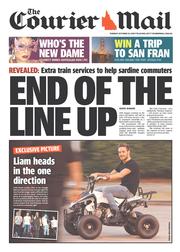 Courier Mail (Australia) Newspaper Front Page for 22 October 2013
