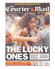 Courier Mail (Australia) Newspaper Front Page for 22 May 2013