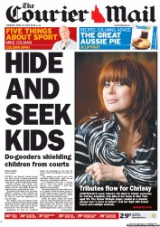 Courier Mail (Australia) Newspaper Front Page for 23 April 2013
