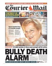 Courier Mail (Australia) Newspaper Front Page for 24 May 2013