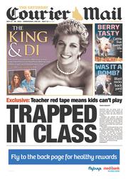 Courier Mail (Australia) Newspaper Front Page for 27 July 2013