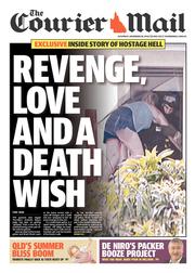 Courier Mail (Australia) Newspaper Front Page for 28 December 2013