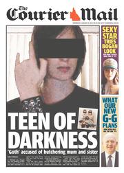 Courier Mail (Australia) Newspaper Front Page for 29 January 2014