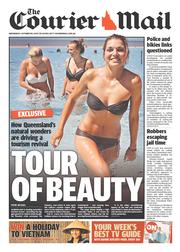 Courier Mail (Australia) Newspaper Front Page for 30 October 2013