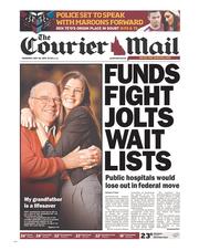 Courier Mail (Australia) Newspaper Front Page for 30 May 2013
