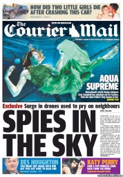 Courier Mail (Australia) Newspaper Front Page for 31 August 2013