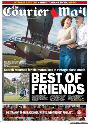 Courier Mail (Australia) Newspaper Front Page for 3 October 2012