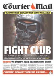 Courier Mail (Australia) Newspaper Front Page for 4 December 2013