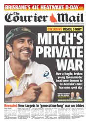 Courier Mail (Australia) Newspaper Front Page for 4 January 2014