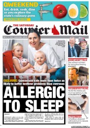 Courier Mail (Australia) Newspaper Front Page for 4 May 2013