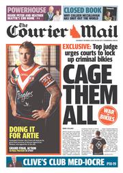 Courier Mail (Australia) Newspaper Front Page for 5 October 2013