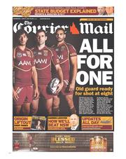 Courier Mail (Australia) Newspaper Front Page for 5 June 2013