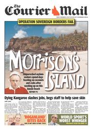 Courier Mail (Australia) Newspaper Front Page for 6 December 2013