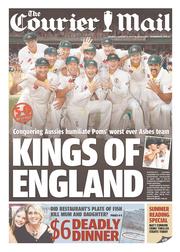 Courier Mail (Australia) Newspaper Front Page for 6 January 2014