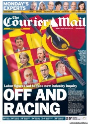 Courier Mail (Australia) Newspaper Front Page for 6 May 2013