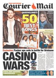 Courier Mail (Australia) Newspaper Front Page for 6 July 2013
