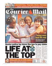 Courier Mail (Australia) Newspaper Front Page for 7 June 2013