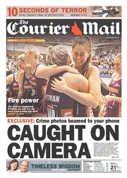 Courier Mail (Australia) Newspaper Front Page for 8 July 2013