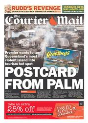 Courier Mail (Australia) Newspaper Front Page for 9 July 2013