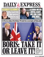 Daily Express (UK) Newspaper Front Page for 10 December 2020