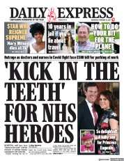 Daily Express (UK) Newspaper Front Page for 10 February 2021