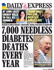Daily Express (UK) Newspaper Front Page for 10 May 2023