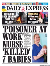 Daily Express (UK) Newspaper Front Page for 11 October 2022