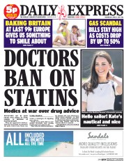 Daily Express (UK) Newspaper Front Page for 11 June 2014