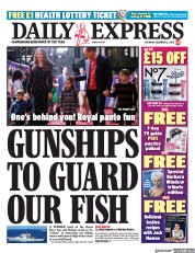 Daily Express (UK) Newspaper Front Page for 12 December 2020