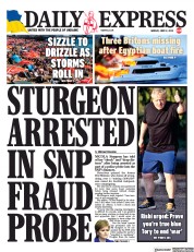 Daily Express (UK) Newspaper Front Page for 12 June 2023