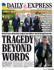 Daily Express (UK) Newspaper Front Page for 13 December 2022