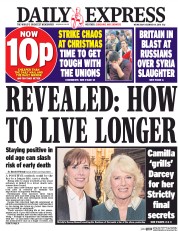 Daily Express (UK) Newspaper Front Page for 14 December 2016