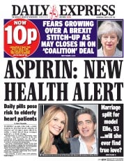 Daily Express (UK) Newspaper Front Page for 14 June 2017