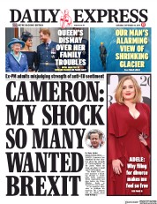 Daily Express (UK) Newspaper Front Page for 14 September 2019