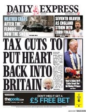 Daily Express (UK) Newspaper Front Page for 15 November 2019
