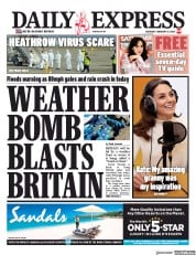 Daily Express (UK) Newspaper Front Page for 15 February 2020