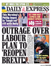 Daily Express (UK) Newspaper Front Page for 15 May 2023