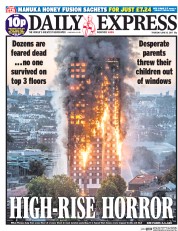 Daily Express (UK) Newspaper Front Page for 15 June 2017