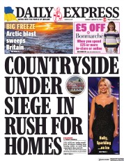 Daily Express front page for 16 January 2023