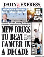 Daily Express (UK) Newspaper Front Page for 16 May 2019