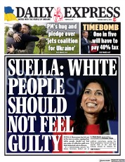 Daily Express front page for 16 May 2023