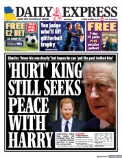 Daily Express (UK) Newspaper Front Page for 17 December 2022